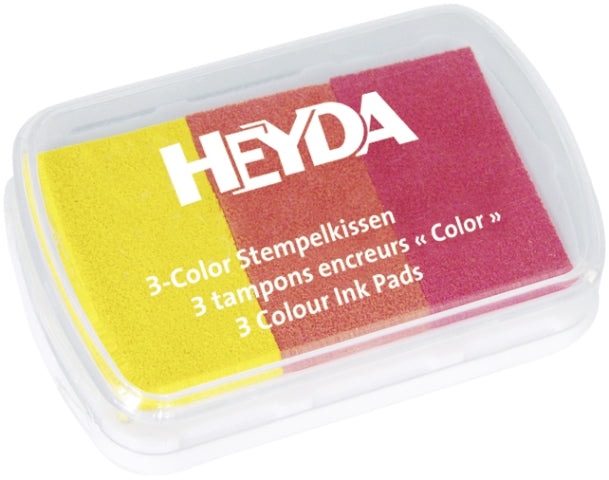 Stempelkissen 3-Color Mehrfarbig 3 Farben