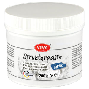 Viva Decor® Strukturpaste Grob Weiß 1200g