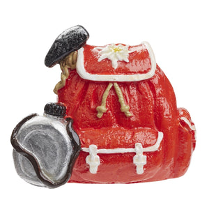Alpinrucksack Miniatur-Rucksack 3,5 cm Polyresin