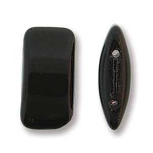 Trägerperle für Peyote Technik 17x9mm 2-loch 15 Stück