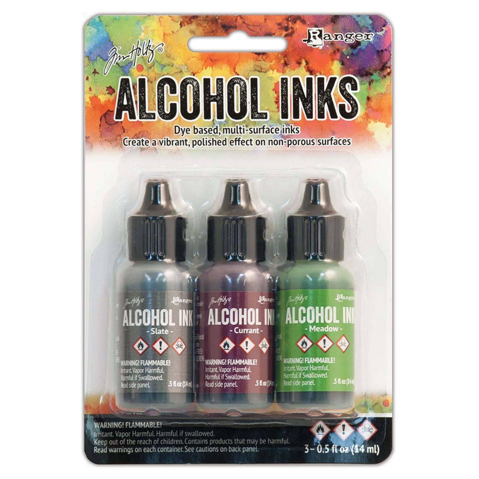 Alkoholtinten-Set Cottage Path Alcohol Inks Tim Holtz Ranger 3 Stück / 14ml