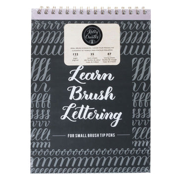 Learn Brush Lettering Kelly Creates small brush workbook 122 Seiten