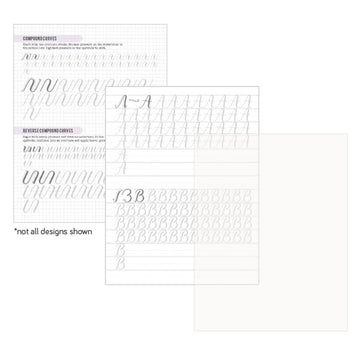 Learn Brush Lettering Kelly Creates small brush workbook 122 Seiten
