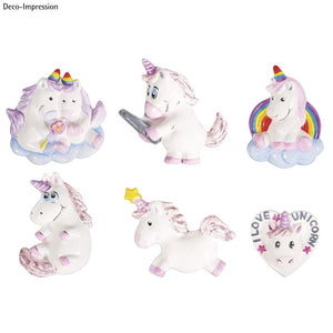 Gießform Einhorn Einhorn Gießform 6 Einhörner 6-10cm