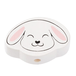 Schnulli Hasenkopf Schnullerkette 28x19x8mm 1 Stück