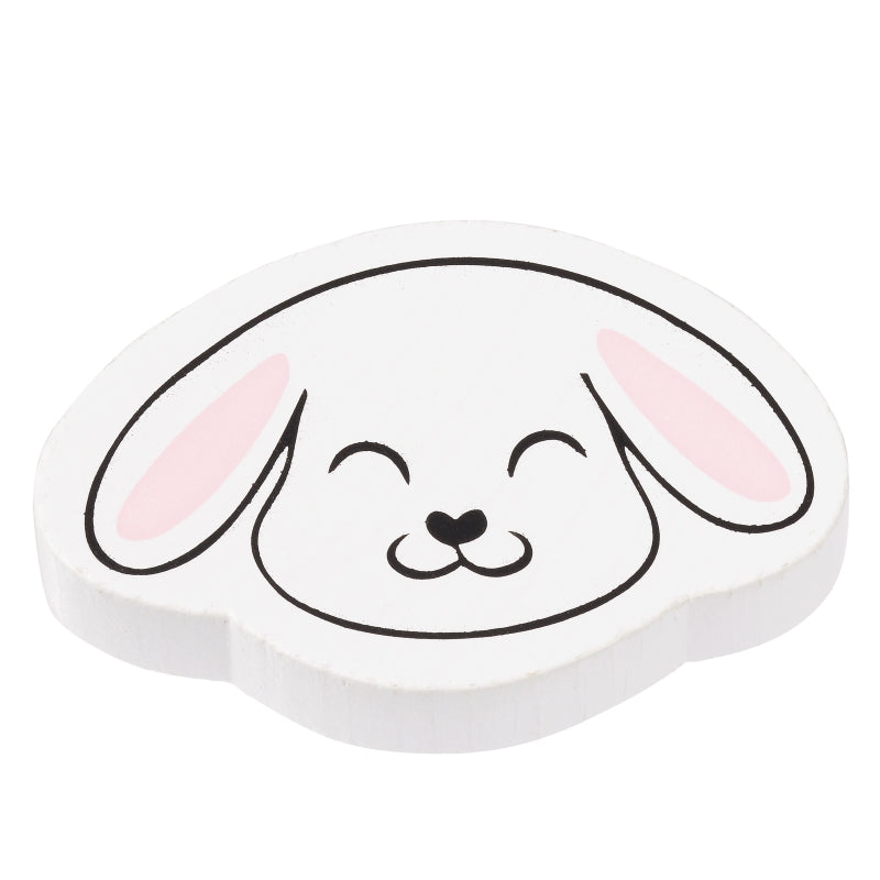 Schnulli Hasenkopf Schnullerkette 60x40x10mm 1 Stück