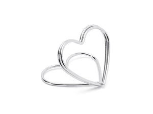 Place Card Holder Herz Tischkartenhalter 10 Stück 2,5cm