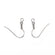 Ohrhaken Edelstahl 304 21x3mm Pin 0,8mm 10 Stück