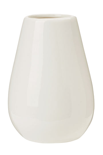 Porzellanvase tropfenförmig weiß 8cm