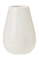 Porzellanvase tropfenförmig weiß 8cm