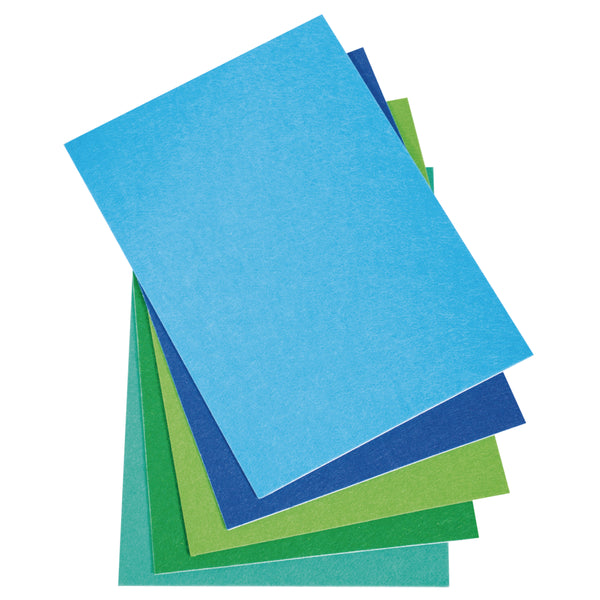 Bastelfilz selbstklebend 1mm 20x30cm 5 Platten