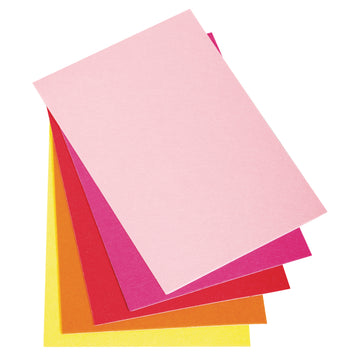 Bastelfilz selbstklebend 1mm 20x30cm 5 Platten