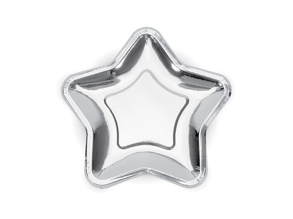 Paper Plates Star Pappteller Stern 23cm 6 Stück