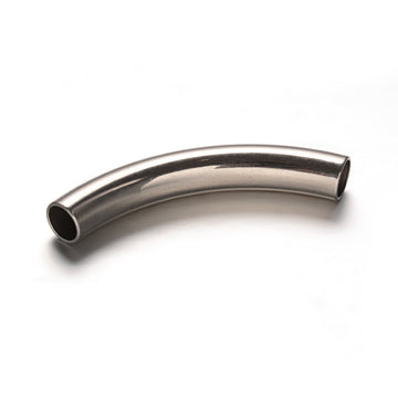 Edelstahl 304 Röhre gebogen 40x7mm Loch 6mm 1 Stück