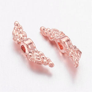 Micro Engelflügel aus Metall 12x3mm 20 Stück/Btl