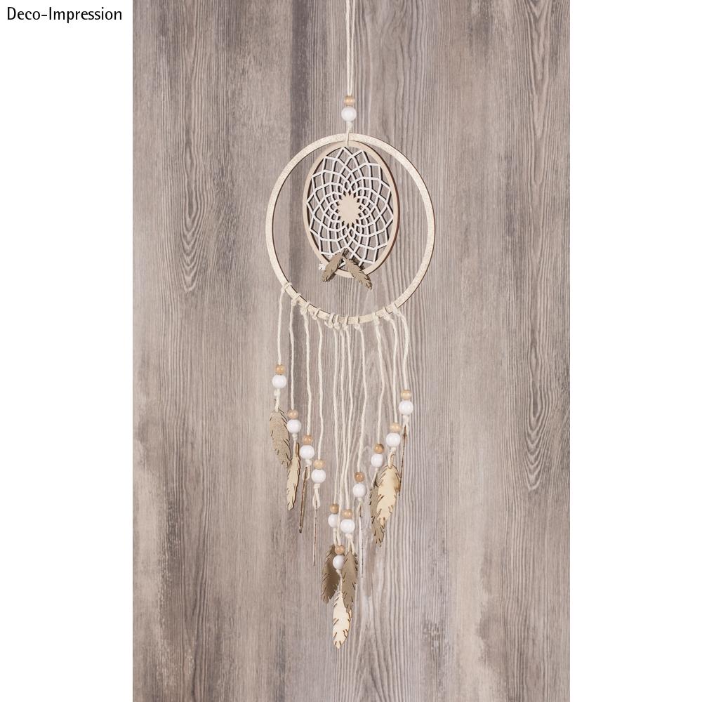 Holzscheibe Traum filigran 13cm 18cm Holz-Traumfänger Holzmandala