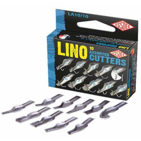 Linolfeder Linolmesser 10 Stück Schneider