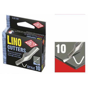 Linolschneider Linolmesser 5 Stück Nr. 10
