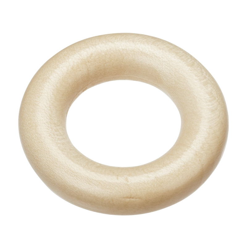 Schnulli-Holzring speichel-schweißecht 36mm/8mm 2 Stück