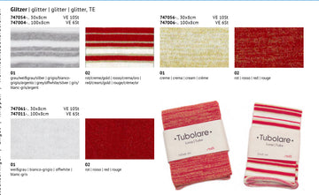 Strickschlauch Tubolare Loop 30x8cm