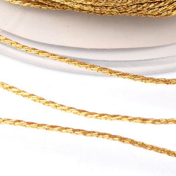 Metallic-Kordel geflochten 1mm 50 m/Rolle