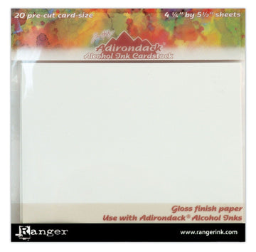 Alcohol Ink Cardstock 10,8x14cm 20 Blatt