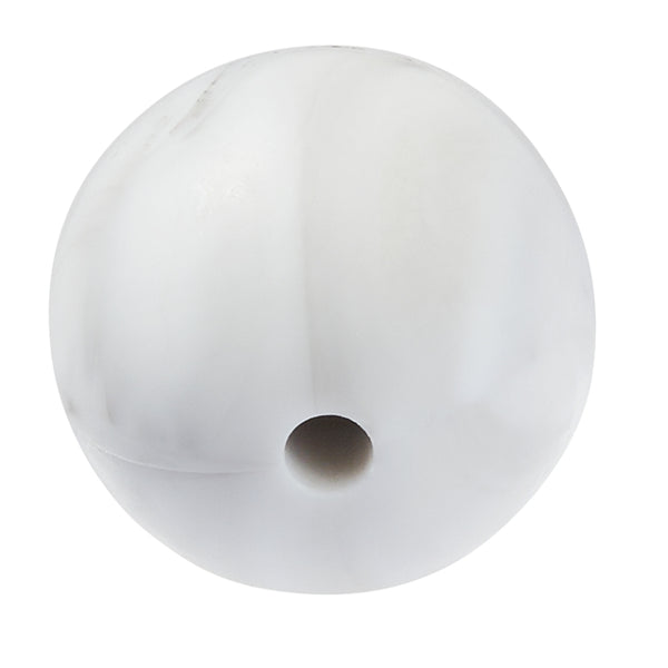 Schnulli-Silikon Perle rund 15mm 4 Stück