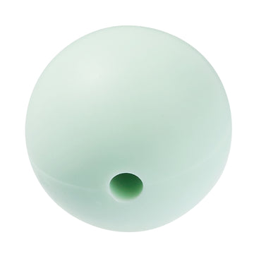 Schnulli-Silikon Perle rund 15mm 4 Stück
