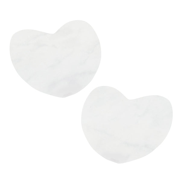 Schnulli-Silikon Schnullerketten-Perle Herz lebensmittelecht 20mm 3 Stück