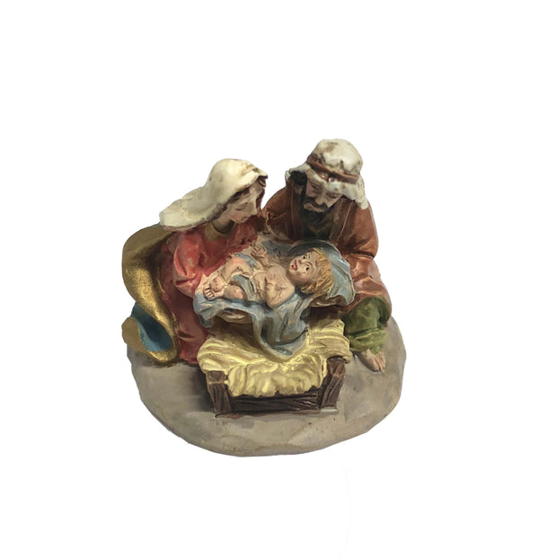 Miniatur-Krippenblock heilige Familie