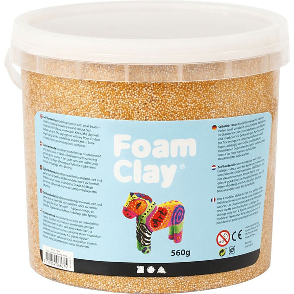 Foam Clay lufttrockende Modelliermasse mit kleinen Kügelchen XL 560g