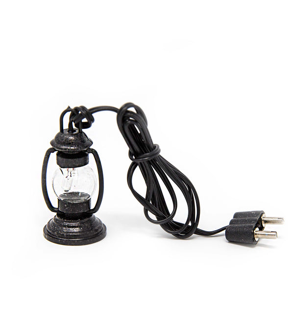 Windlicht Laterne 3,5cm mit Stecker und Kabel