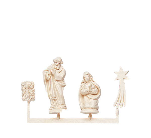 Krippenfiguren zum Selberbemalen weiß Kunststoff