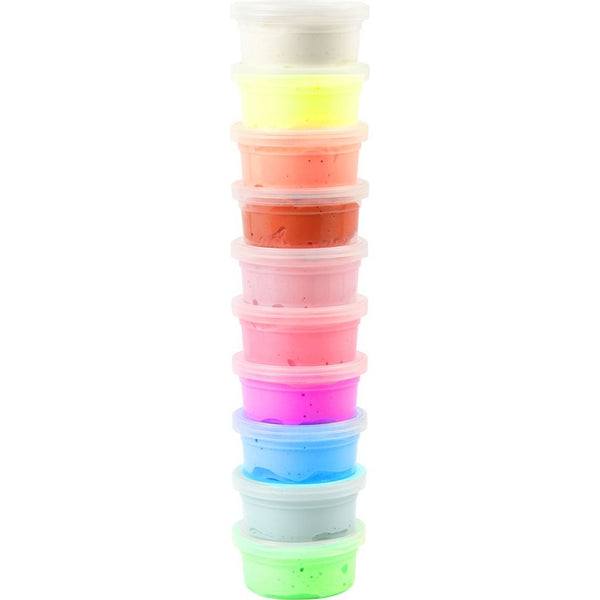 Silk Clay Modelliermasse lufttrocknend Neon Mix 10 x 40g
