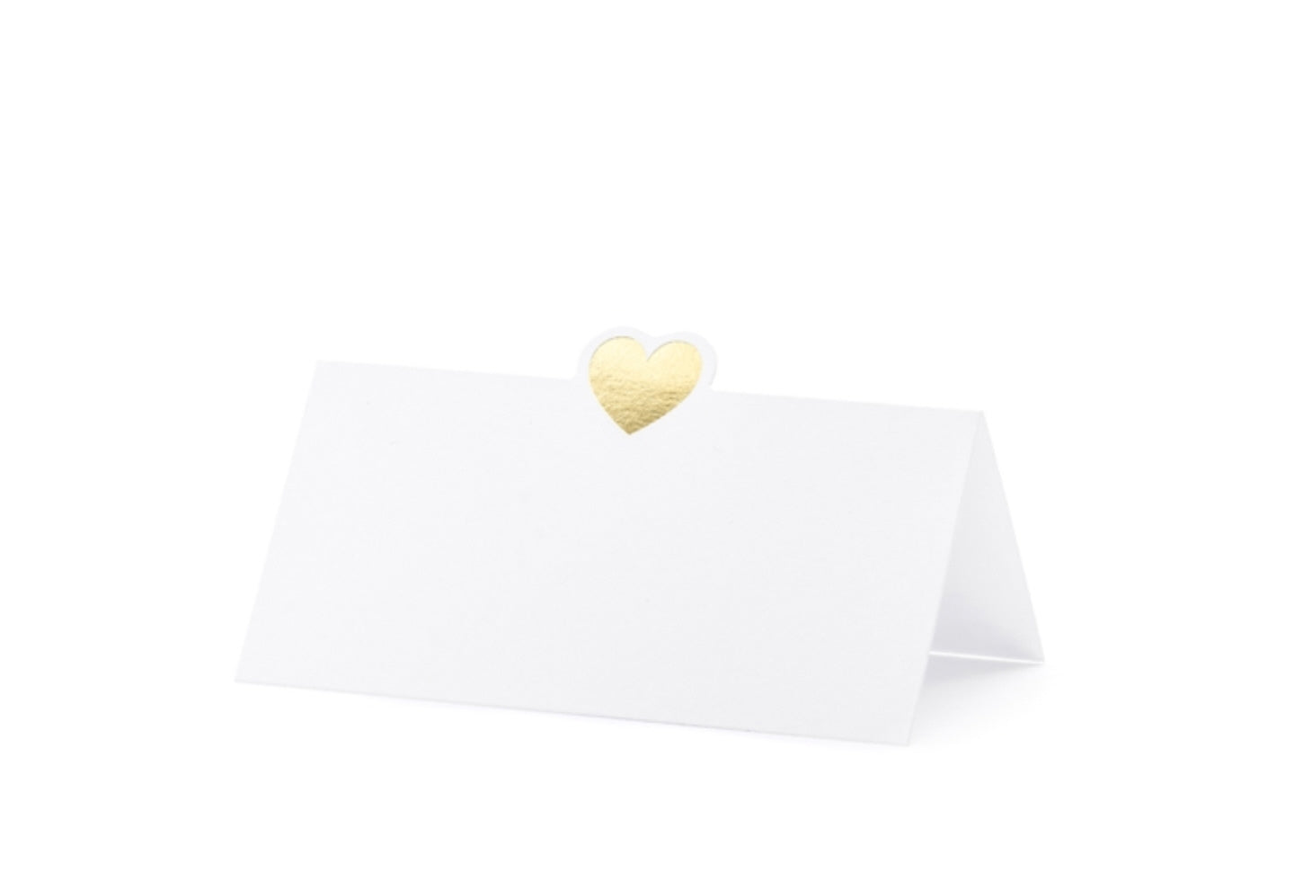 Platzkarten mit Herz Platzkarten Herz 10x5cm 10 Stück