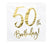 Serviette Geburtstag 50th Birthday 20 Stk. 33x33cm