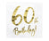 Serviette Geburtstag 60. Geburtstag 20 Stk. 33x33cm
