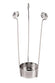Teelichthalter Metall für Glas silberfarben 2 Stück