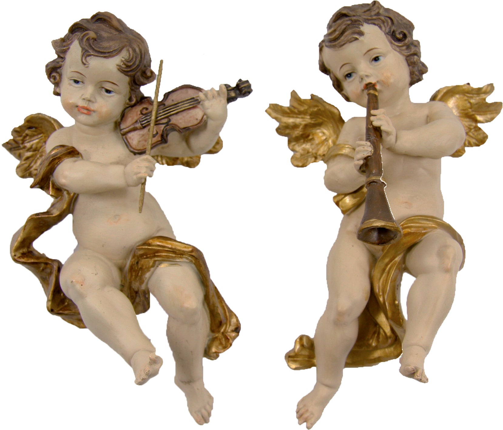 Kinderengel 14cm Wandengel 2 Stück