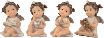 Engel Mädchen 9,6cm sitzend