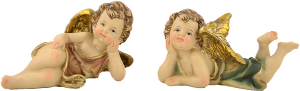 Engel liegend 8,4cm 2 Stück