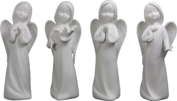 Engel weiß Porzellan 14,5cm 1 Stück