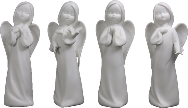 Engel weiß Porzellan 14,5cm 1 Stück