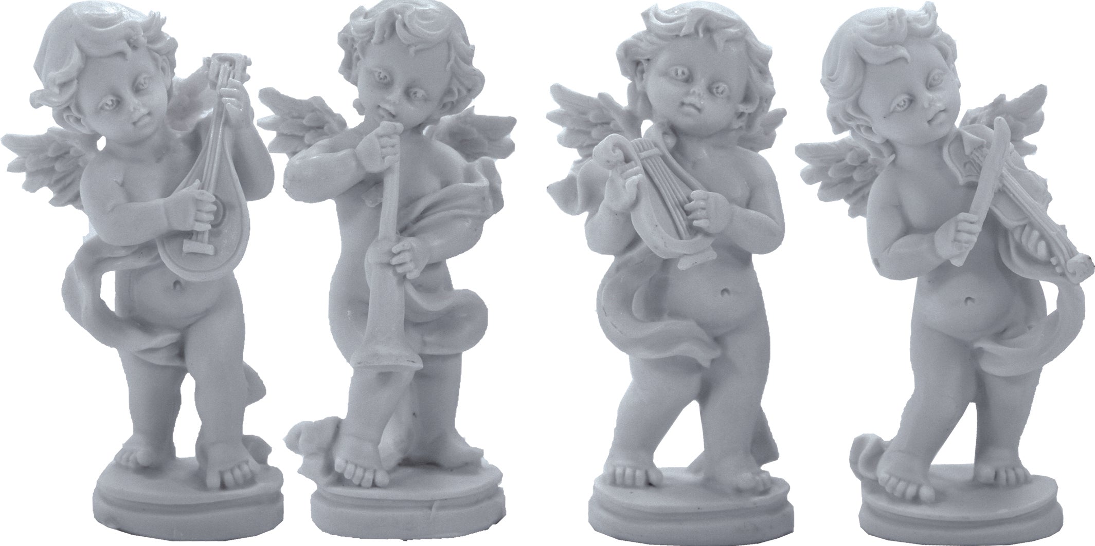 Engel 9cm 4 Stück musizierend