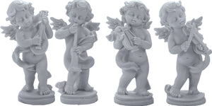 Engel 9cm 4 Stück musizierend