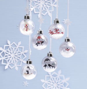 DIY Weihnachts-Bastelpackung Weihnachtskugel-Set