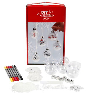 DIY Weihnachts-Bastelpackung Weihnachtskugel-Set