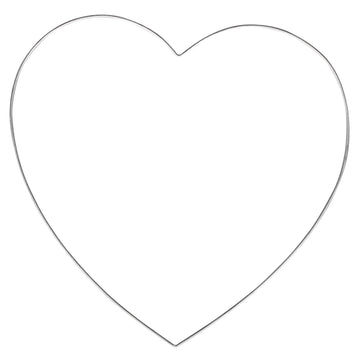Draht Herz Wire Heart Drahtherz Rohling 0,2cm 1 Stück
