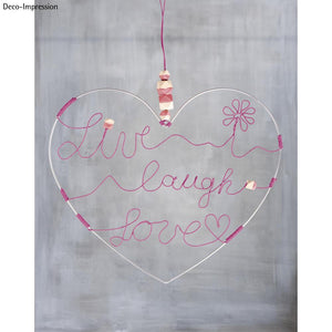 Draht Herz Draht Herz Drahtherz Rohling