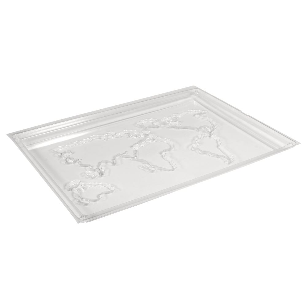 Gießform Weltkarte Kontinente 20x30cm